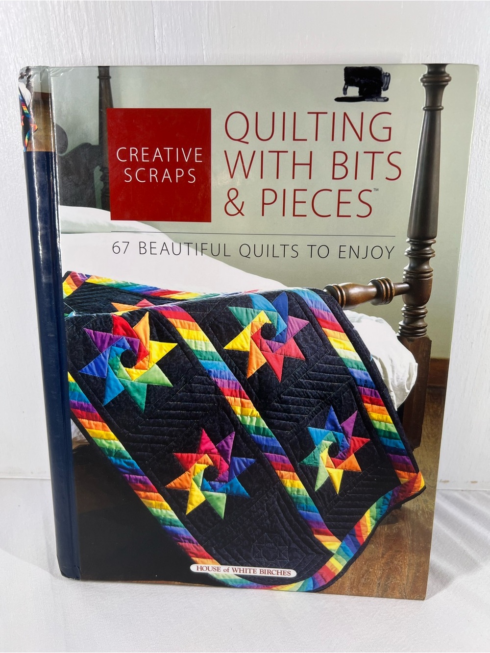 Creative Scraps Quilting with Bits & Pieces - Black Rainbow Star Quilt